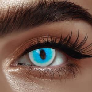 עדשות לפורים- עין חתולית כחולה