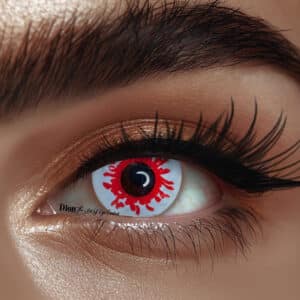 עדשות לפורים- לבן עם דם