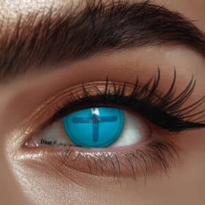 עדשות לפורים- כפתור כחול