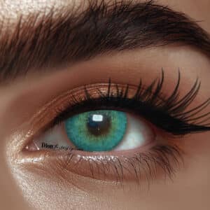 עדשות לפורים-  ירוק טורקיז