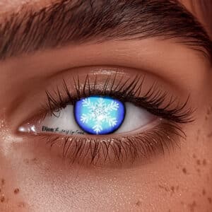 עדשות לפורים- פתיתי שלג זוהר